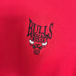 Chicago Bulls Embroidered Turtleneck Graphic Crewneck | Size X-Large | Vintage 1990s NBA Basketball Red Sweater |