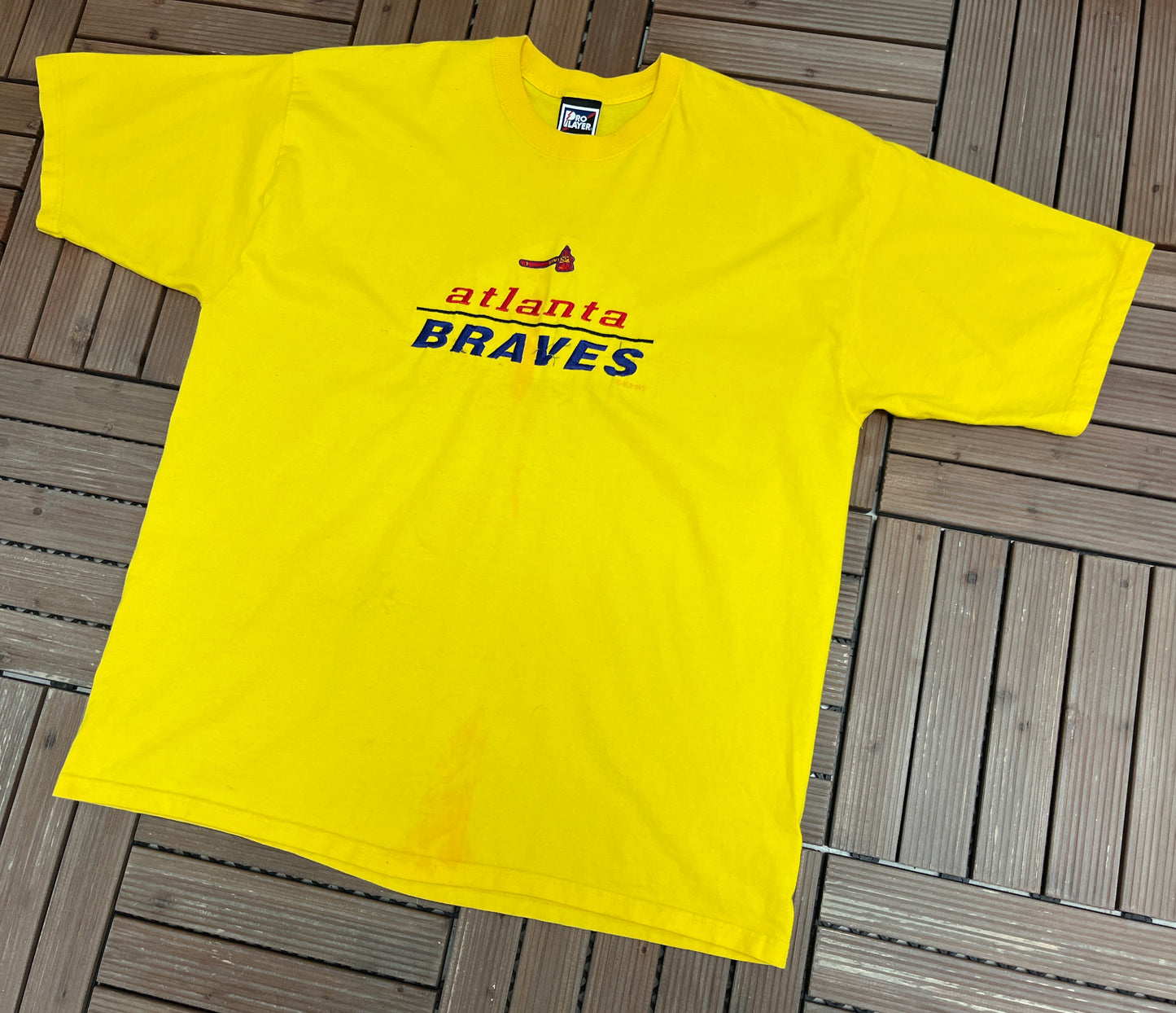 Atlanta Braves Baseball 1990s MLB Vintage Tee Shirt Size X 