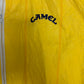 Camel Cigarettes Graphic Windbreaker | Size X-Large | Vintage 1990s Promotional Yellow Jacket |