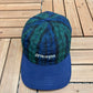 JPMorgan Embroidered Graphic Hat | Metal Clasp | Vintage 1990s Promotional Plaid Cap |