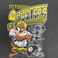 Pittsburgh Steelers Taz Graphic Tank Top | Size Large | Vintage 1990s Cartoon NFL Football Black Tee |
