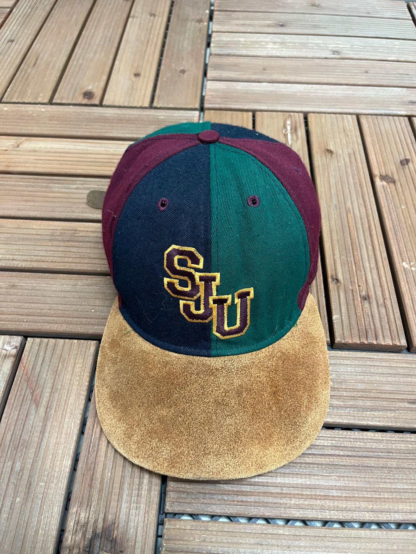 Saint Joseph's Hawks Graphic Hat | Metal Clasp | Vintage 2000s College Blue Cap |