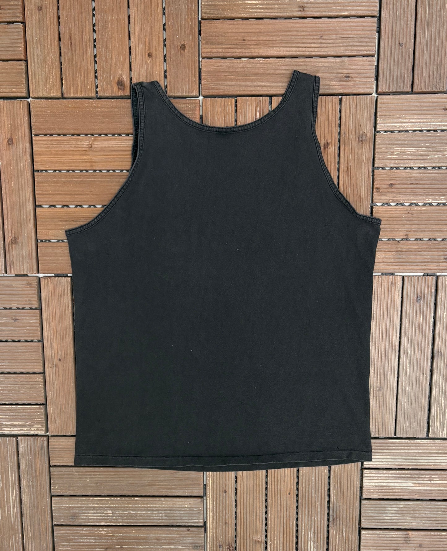 Pittsburgh Steelers Taz Graphic Tank Top | Size Large | Vintage 1990s Cartoon NFL Football Black Tee |