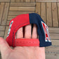 Atlanta Braves Embroidered Hat | Adjustable With Snap Back | Vintage 1990s MLB Baseball Red & Blue Cap |