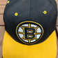 Boston Bruins Embroidered Graphic Hat | Snap Back | Vintage 1990s Sports Specialties NHL Hockey Black Cap |