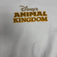 Disney's Animal Kingdom Graphic Crewneck | Size X-Large | Vintage 1990s White Cartoon Promotional Sweater |
