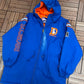 Denver Broncos Puffer Jacket | Size Large | Vintage 1990s NFL Football Pro Player Blue Jacket |