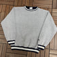 Discus Athletic Grey Crewneck | Size Medium | Vintage 1990s Grey Blank Sweater |