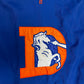 Denver Broncos Puffer Jacket | Size Large | Vintage 1990s NFL Football Pro Player Blue Jacket |