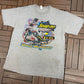 Doug Herbert Snap-On Racing Graphic Tee | Size X-Large | Vintage 1990s Racing Grey T-Shirt |