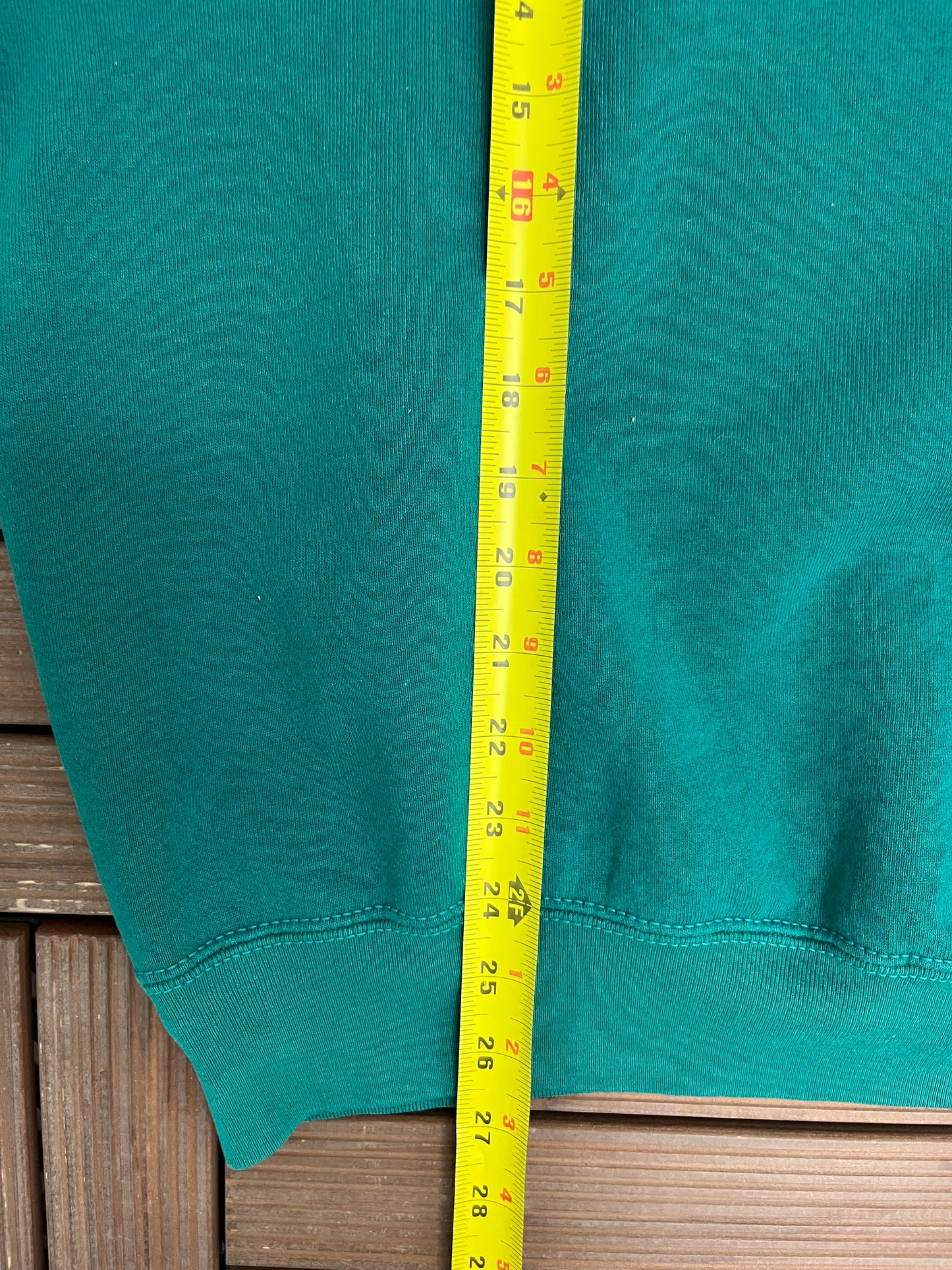 Green Blank Crewneck | Size X-Large | Vintage 1990s Made in USA Green Sweatshirt |