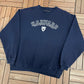 Harvard Business School Graphic Crewneck | Size X-Large | Vintage 1990s College Blue Sweater |