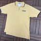 Michigan Wolverines Graphic Tee | Size Large | Vintage 2000s College Yellow Polo T-Shirt |