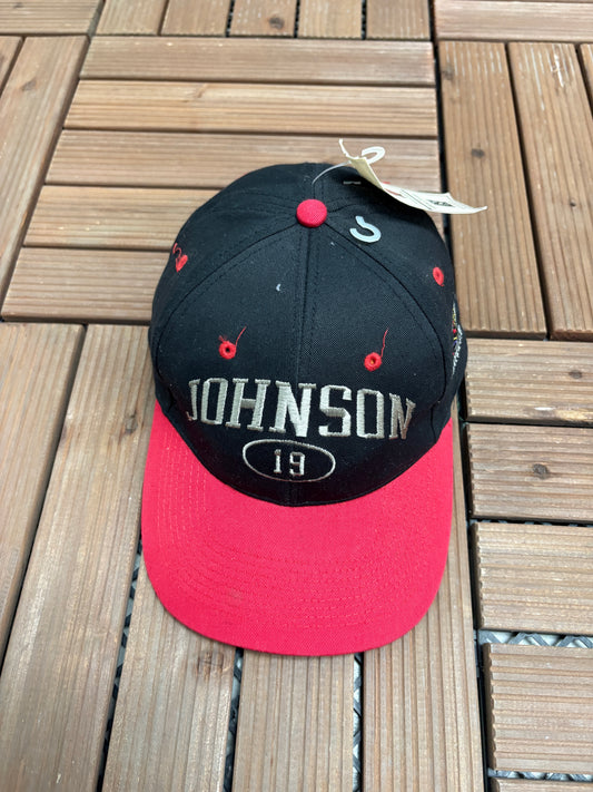 Tampa Bay Buccaneers Keyshawn Johnson Graphic Hat | Snap Back | Vintage 1990s NFL Football Black Cap |