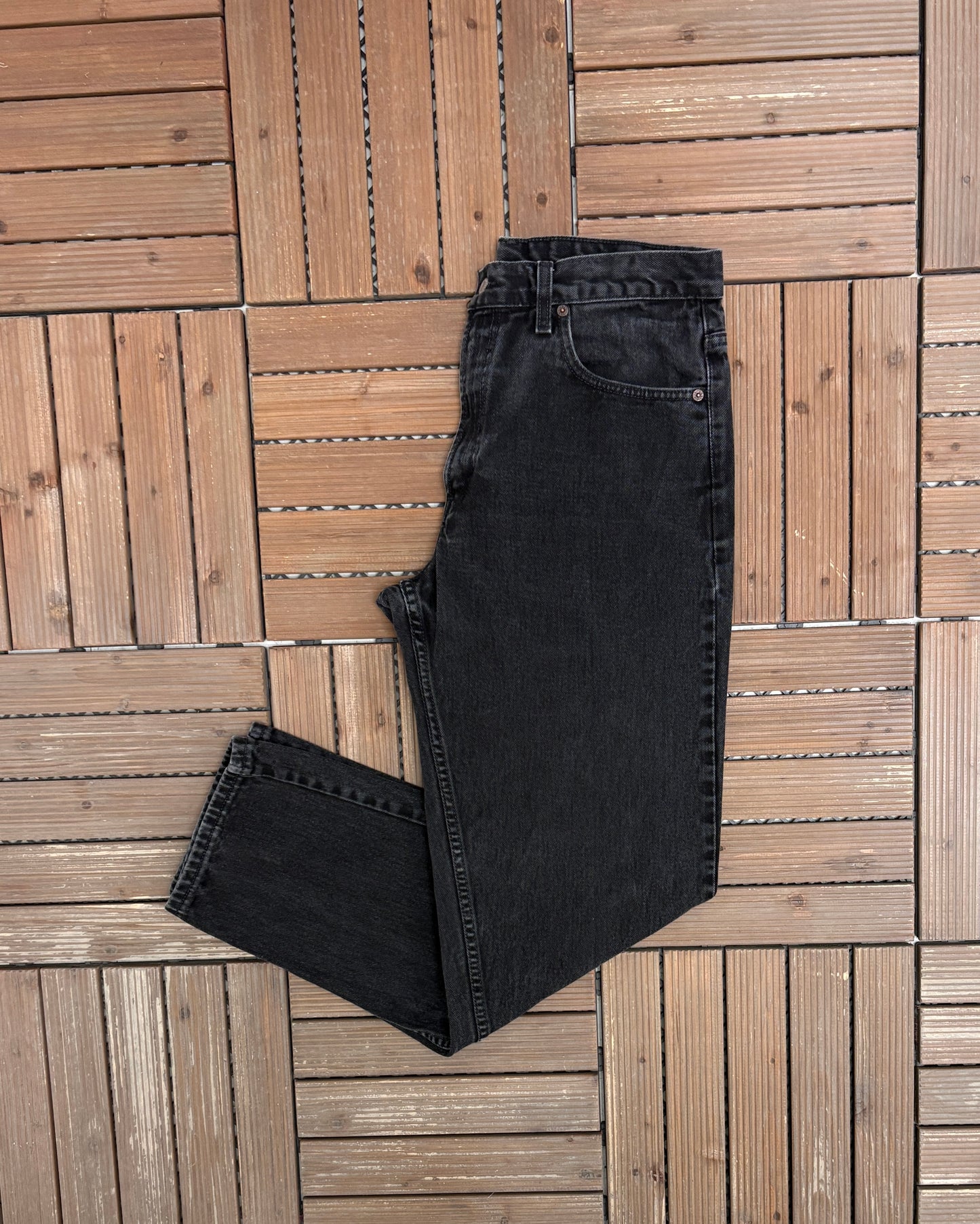 Levi Strauss & Co 550 Black Jeans | Size 34 x 32 | Vintage 2000s Levi's Black Denim |