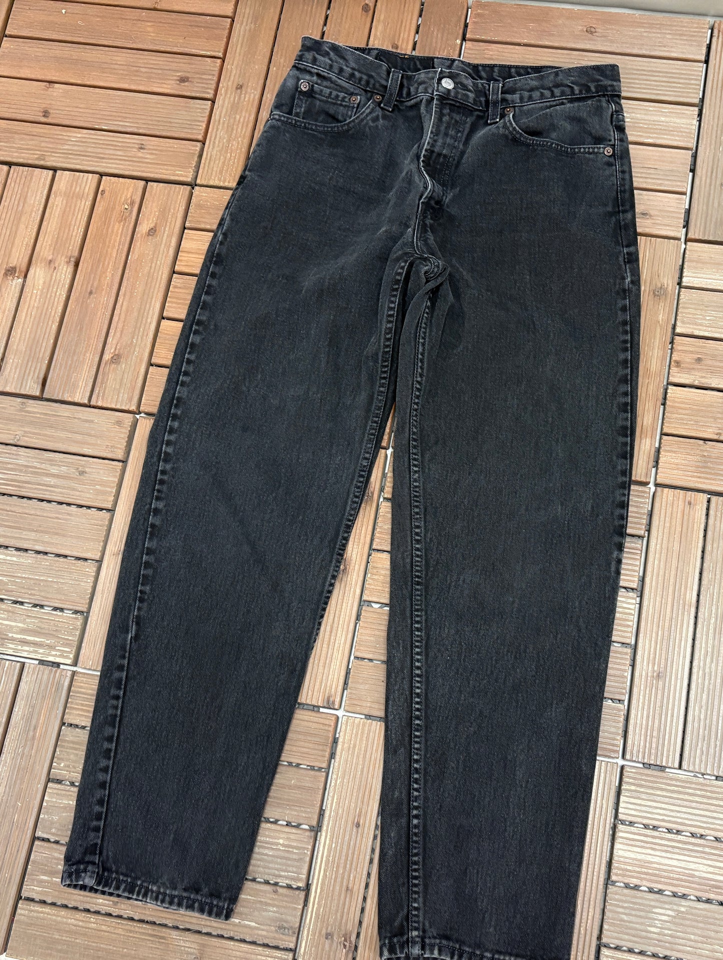 Levi Strauss & Co 550 Black Jeans | Size 34 x 32 | Vintage 2000s Levi's Black Denim |
