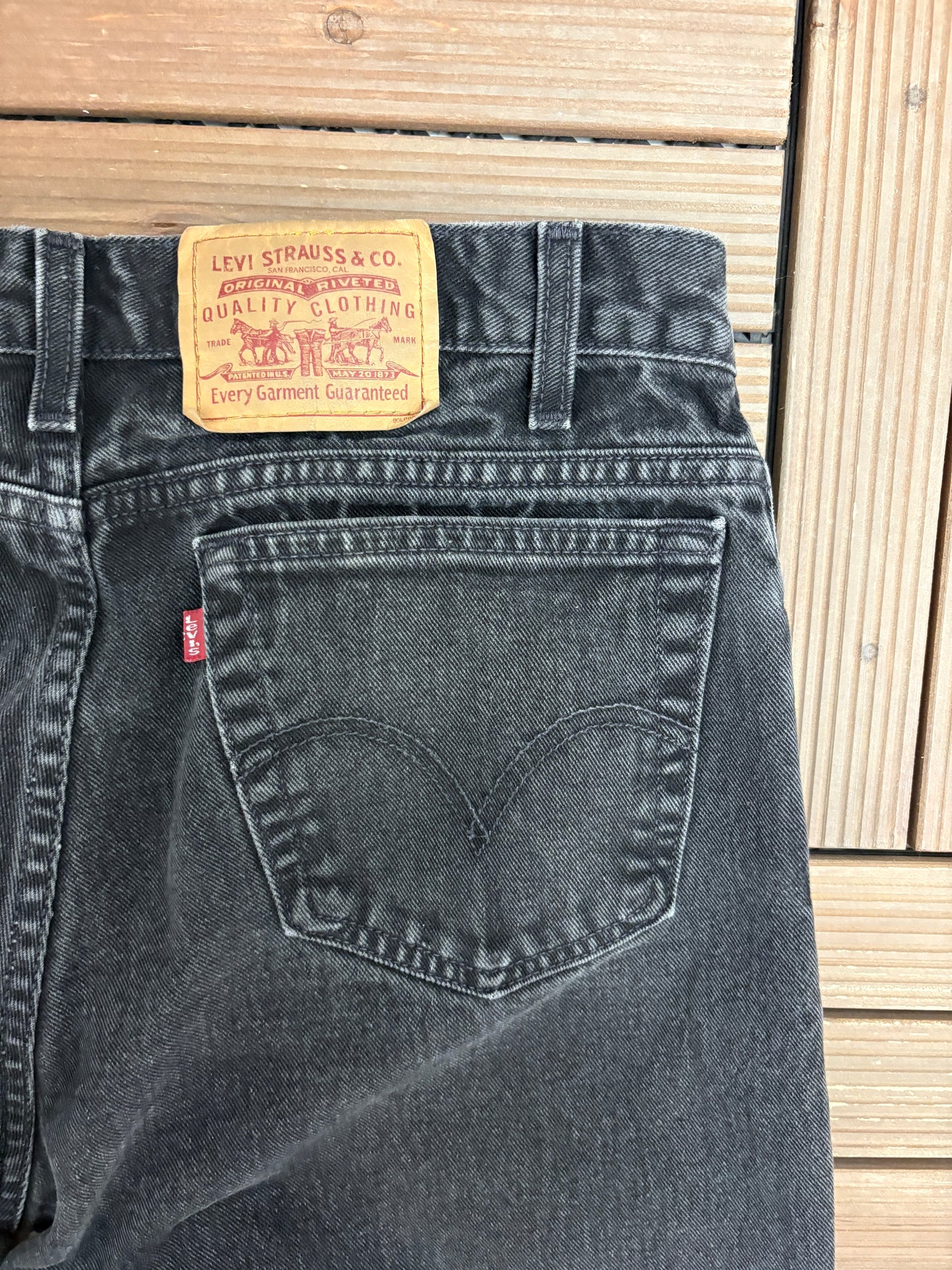 Levi Strauss & Co 550 Black Jeans | Size 34 x 32 | Vintage 2000s Levi's Black Denim |