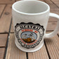Alcatraz Federal Penitentiary School Of Hard Knocks Mug | Vintage 1980s White Coffee Mug |