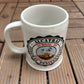 Alcatraz Federal Penitentiary School Of Hard Knocks Mug | Vintage 1980s White Coffee Mug |