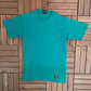 Atlanta Olympics 1996 Graphic Tee | Size Medium | Vintage 1990s Blank Teal T-Shirt |