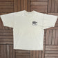 N.A.S.C. Derby, KS '98 Graphic Tee | Size X-Large | Vintage 1990s Promotional Beige T-Shirt |