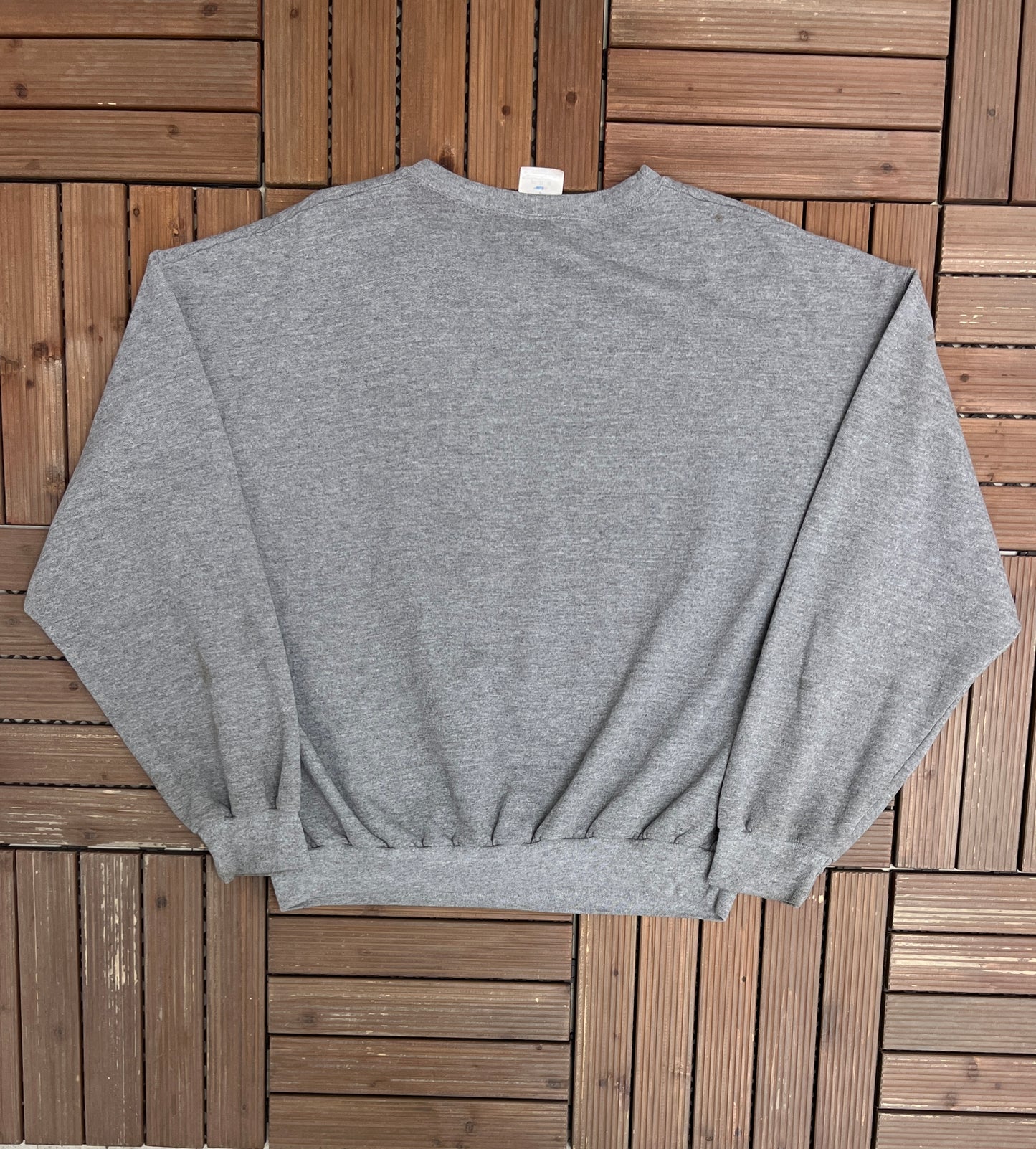 Ohio State Buckeyes 2002 National Champions Graphic Crewneck | Size X-Large | Vintage 2000s College Football Grey Sweater |