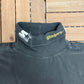 Pittsburgh Steelers Embroidered Graphic Turtleneck | Size X-Large | Vintage 1990s NFL Football Starter Black T-Shirt |