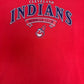 Cleveland Indians Graphic Tee | Size Large | Vintage 2000s MLB Baseball Red T-Shirt |