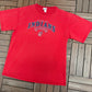 Cleveland Indians Graphic Tee | Size Large | Vintage 2000s MLB Baseball Red T-Shirt |