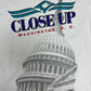 Washington, DC White House Graphic Tee | Size X-Large | Vintage 1990s Tourist White T-Shirt |