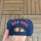 Boston Red Sox Embroidered Hat | Snap Back | Vintage 1990s MLB Baseball Blue Baseball Cap |