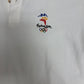 Sydney Olympics 2000 Embroidered Graphic Tee | Size Small | Vintage 2000s White Collared T-Shirt |
