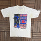 New England Patriots AFC Champions Graphic Tee | Size Large | Vintage 1990s NFL Football White T-Shirt |