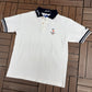 Sydney Olympics 2000 Embroidered Graphic Tee | Size Small | Vintage 2000s White Collared T-Shirt |