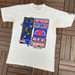 New England Patriots AFC Champions Graphic Tee | Size Large | Vintage 1990s NFL Football White T-Shirt |