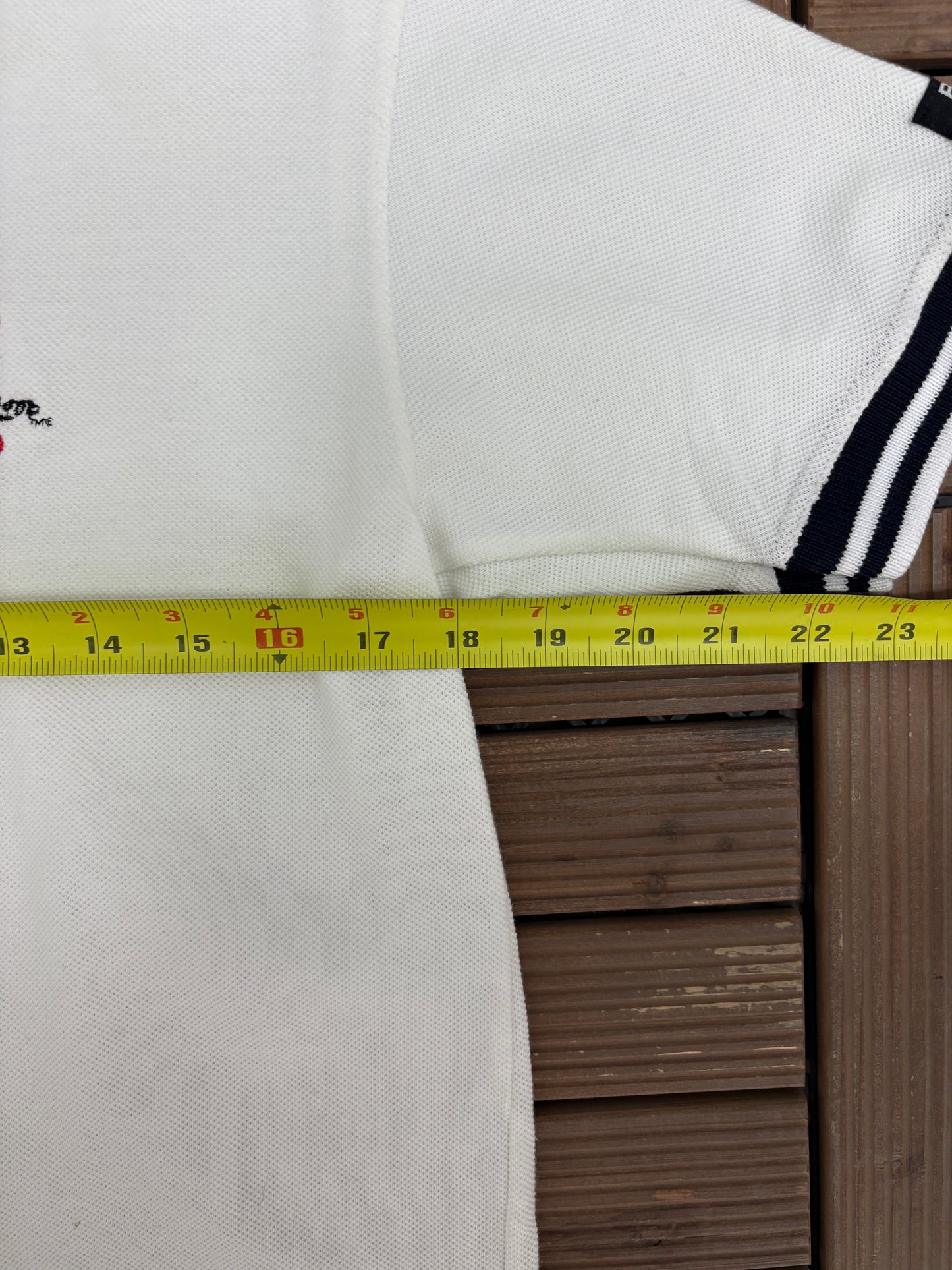 Sydney Olympics 2000 Embroidered Graphic Tee | Size Small | Vintage 2000s White Collared T-Shirt |