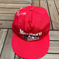 Marlboro Racing Team '92 Graphic Hat | Snap Back | Vintage 1990s Promotional Red Cap |