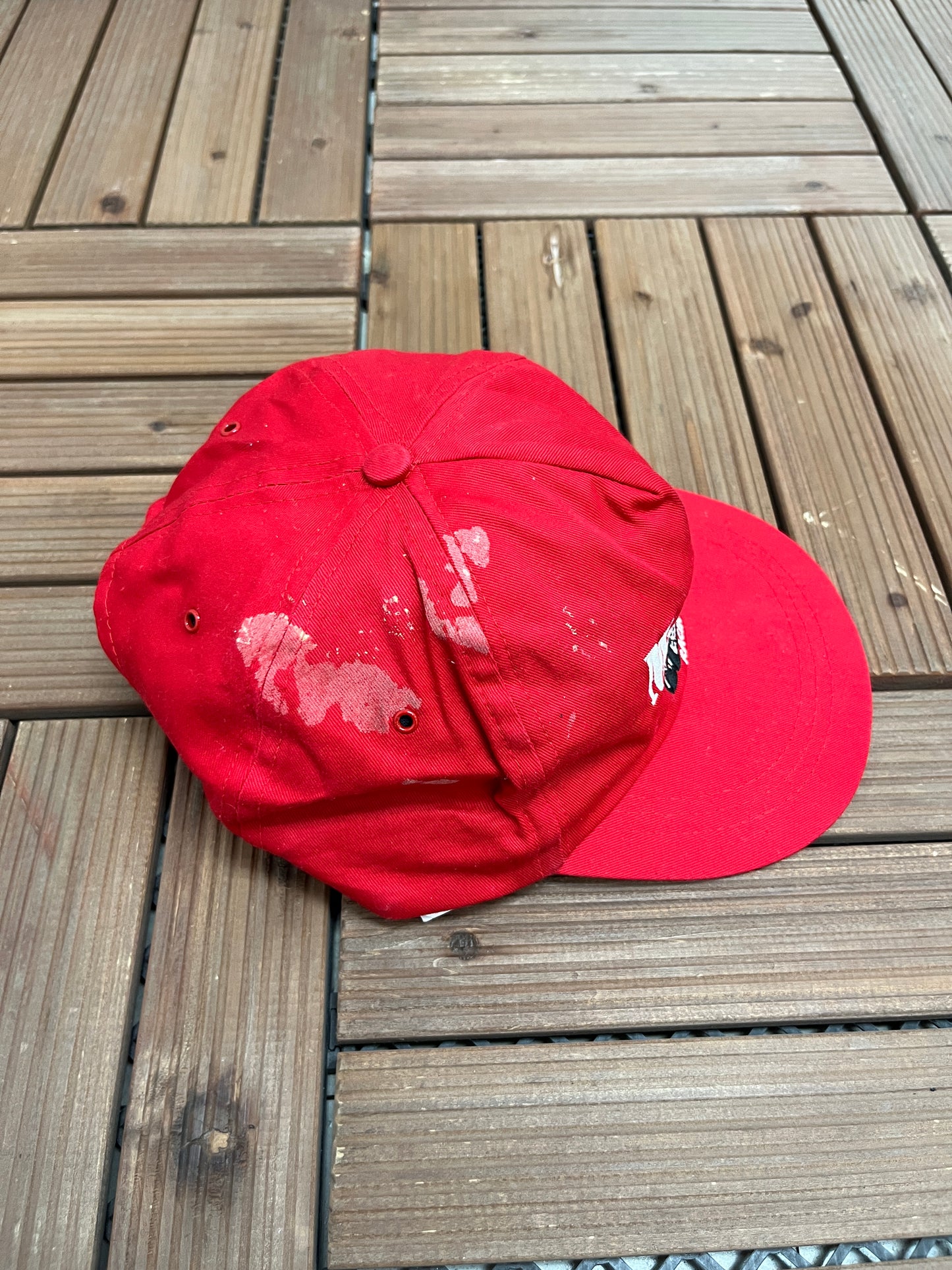 Marlboro Racing Team '92 Graphic Hat | Snap Back | Vintage 1990s Promotional Red Cap |