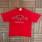 Chicago Bulls Basketball Graphic Tee | Size Large | Vintage 2000s NBA Basketball Red T-Shirt |
