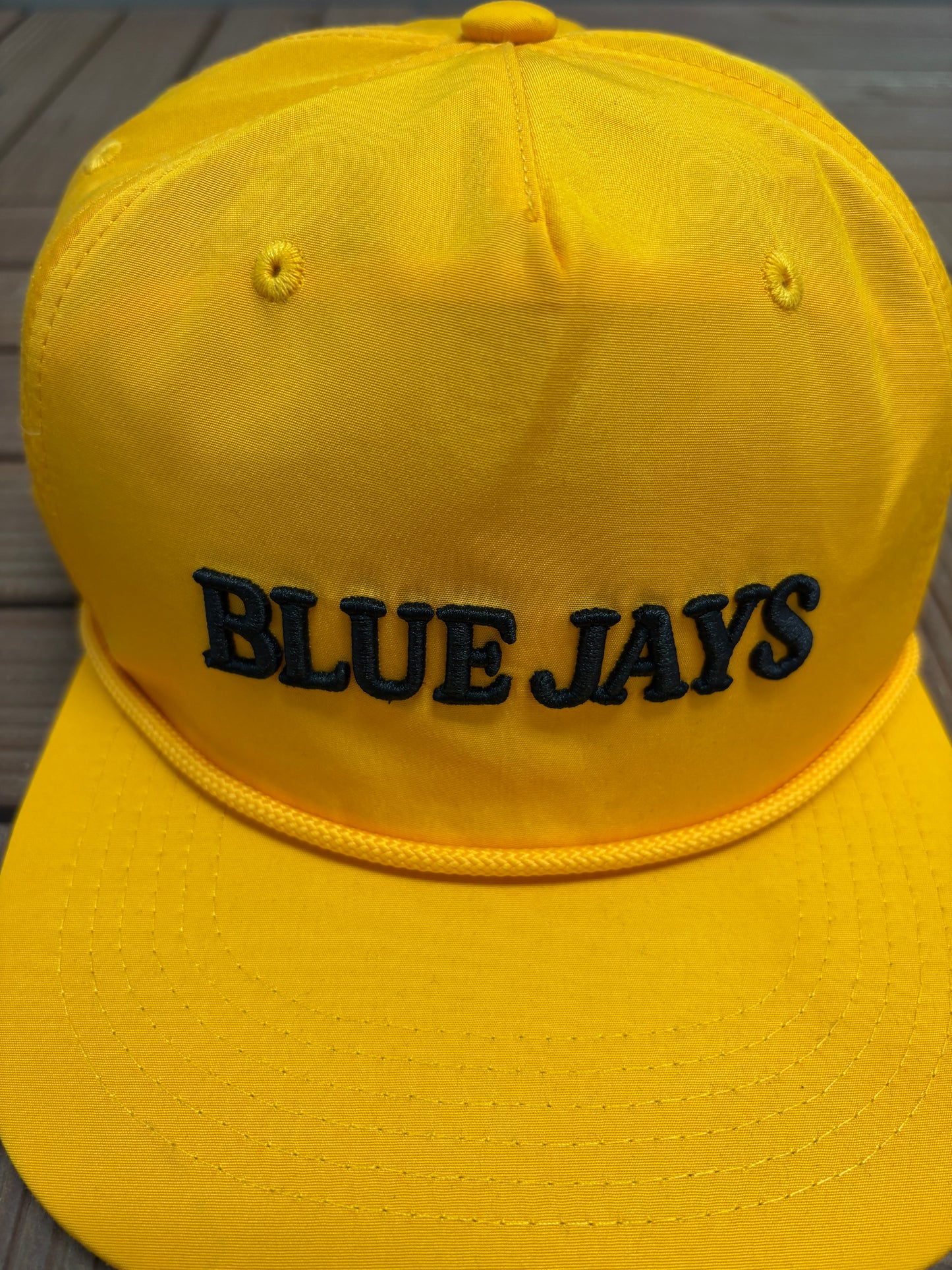 Toronto Blue Jays Embroidered Hat | Snap Back | 2000s MLB Baseball Yellow Cap |