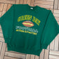 Green Bay Packers Titletown, USA Graphic Crewneck | Size Large | Vintage 1990s NFL Football Green Sweater |