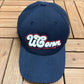 UConn Huskies Graphic Hat | Size 7 1/2 | Vintage 1990s College Blue Cap |