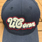 UConn Huskies Graphic Hat | Size 7 1/2 | Vintage 1990s College Blue Cap |