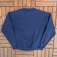 Virginia Cavaliers Graphic Crewneck | Size Large | Vintage 1990s Made in USA College Blue Sweater |