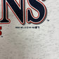 Minnesota Twins Graphic Tee | Size Medium | Vintage 1990s MLB Baseball Grey T-Shirt |
