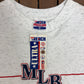 Minnesota Twins Graphic Tee | Size Medium | Vintage 1990s MLB Baseball Grey T-Shirt |