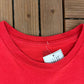 Chicago Bulls Dennis Rodman Graphic Tee | Size X-Large | Vintage 2000s NBA Basketball Red T-Shirt |