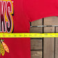 Chicago Blackhawks Graphic Tee | Size Large | Vintage 1990s NHL Hockey Red T-Shirt |