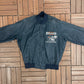 Chicago Bears Super Bowl XX Graphic Jacket | Size Medium | Vintage 1980s NFL Football Blue Jacket |