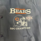 Chicago Bears Super Bowl XX Graphic Jacket | Size Medium | Vintage 1980s NFL Football Blue Jacket |